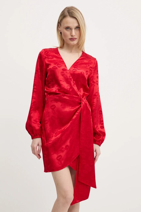 Never Fully Dressed rochie Mini Vienna culoarea rosu, mini, dreaptă, NFDDR1765