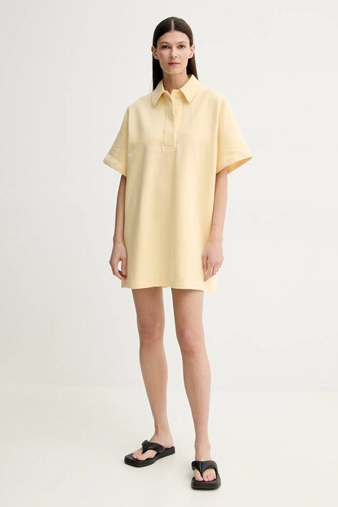 Бавовняна сукня Stand Studio Kennedi — SS25-SUD1EA, жовтий — фото 2