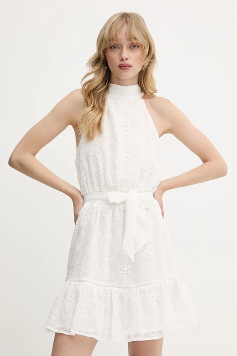 Guess rochie DANILE culoarea bej, mini, evazată, W5GK15 W0WA2