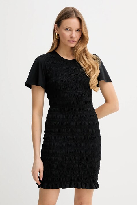 Guess rochie CLAIRE culoarea negru, mini, mulată, W5GK34 KCSA2