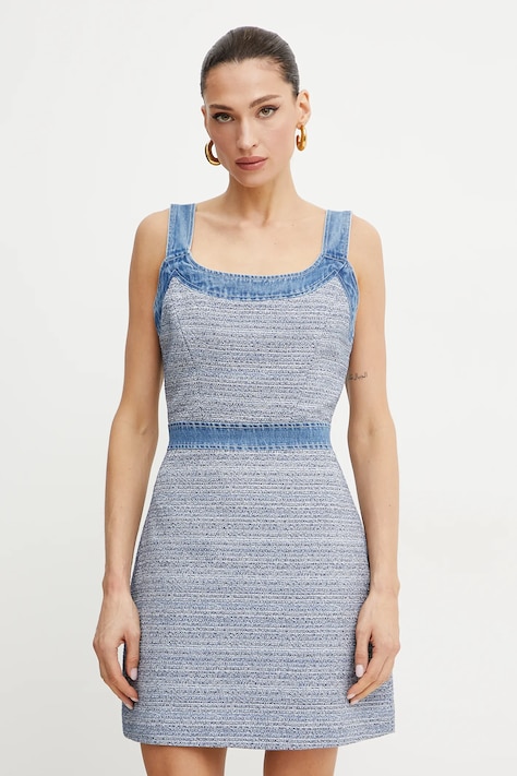 Guess rochie ELSIE mini, dreaptă, W5GK77 WH610