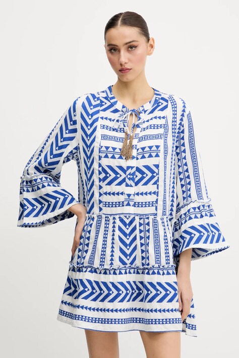 Šaty Superdry bílá barva, mini, W8011916A-F1W