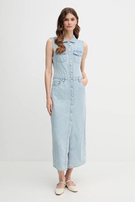 Dkny rochie maxi, drept, DJ5D9058
