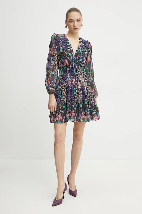 Morgan rochie RABIL.F culoarea violet, mini, evazată, RABIL.F