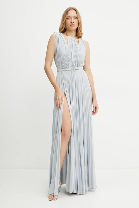 Šaty Elisabetta Franchi modrá barva, maxi, ABR2152E2