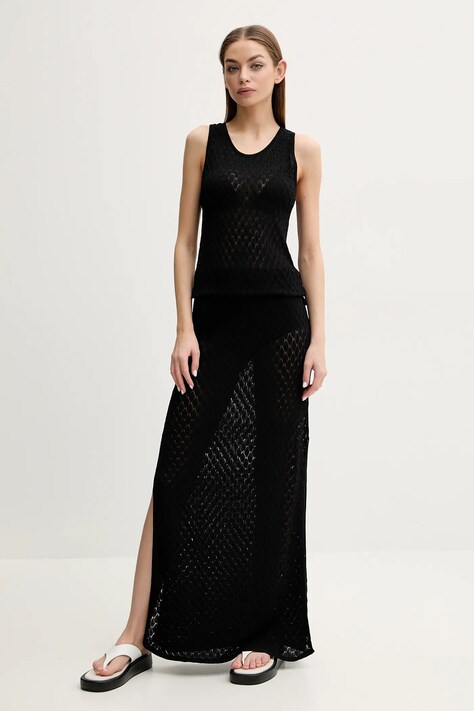 Melissa Odabash rochie de plaja culoarea negru, Mia
