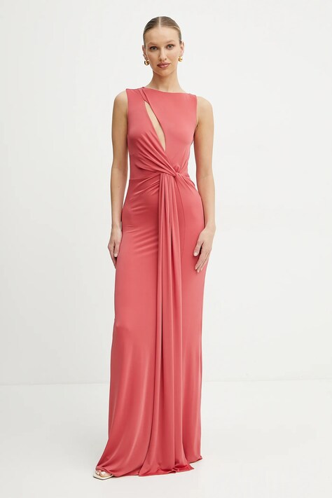 Marciano Guess rochie ALVA culoarea roz, maxi, dreaptă, 5GGK40 6259A