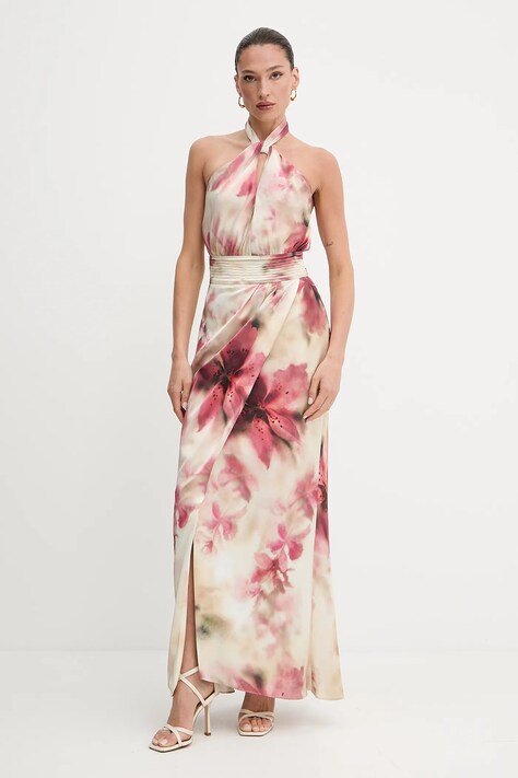 Šaty Marciano Guess BIANCA béžová barva, maxi, 5GGK18 7099Z