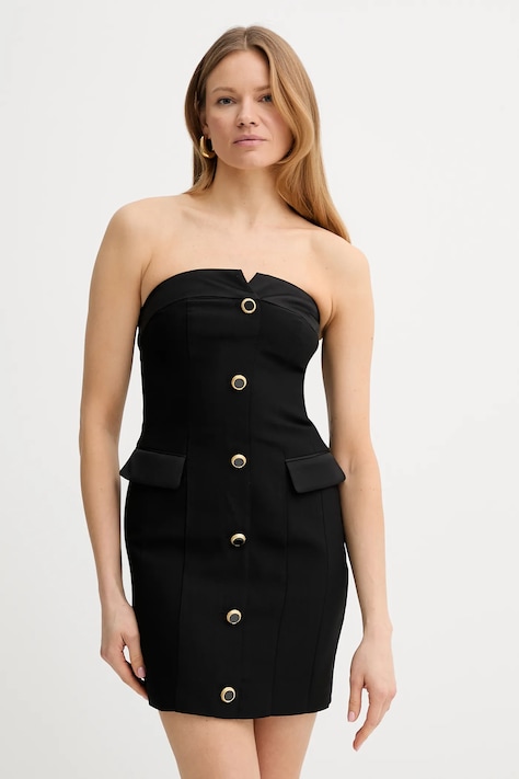Marciano Guess sukienka VITTORIA kolor czarny mini dopasowana 5GGK14 7300A