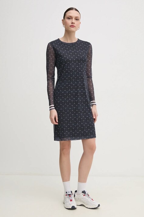 Joop! rochie culoarea bleumarin, mini, dreaptă, 30046256