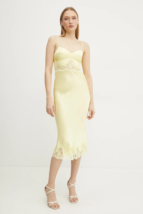 Ermanno Firenze vestito colore giallo  56TQ057EL1