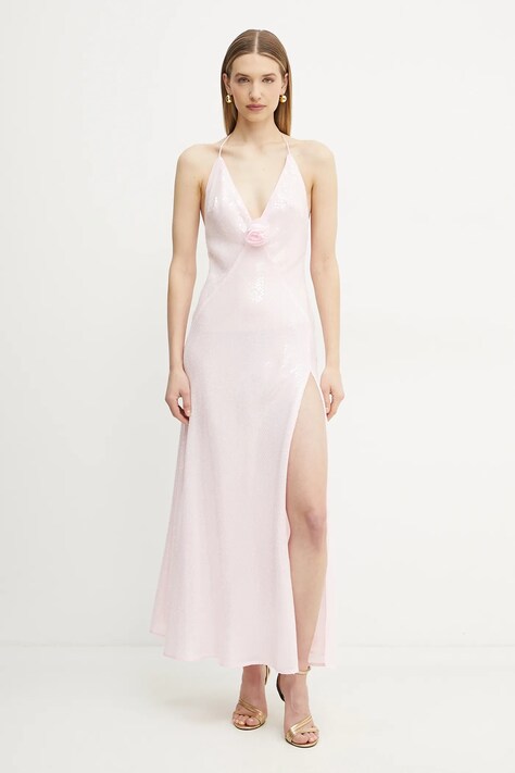 Bardot vestito colore rosa  59278DB3