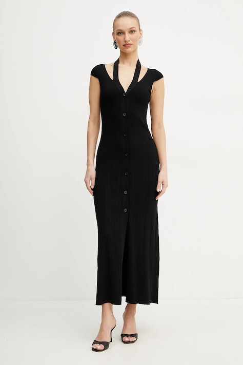 Šaty MAX&Co. černá barva, maxi, 2518321022200