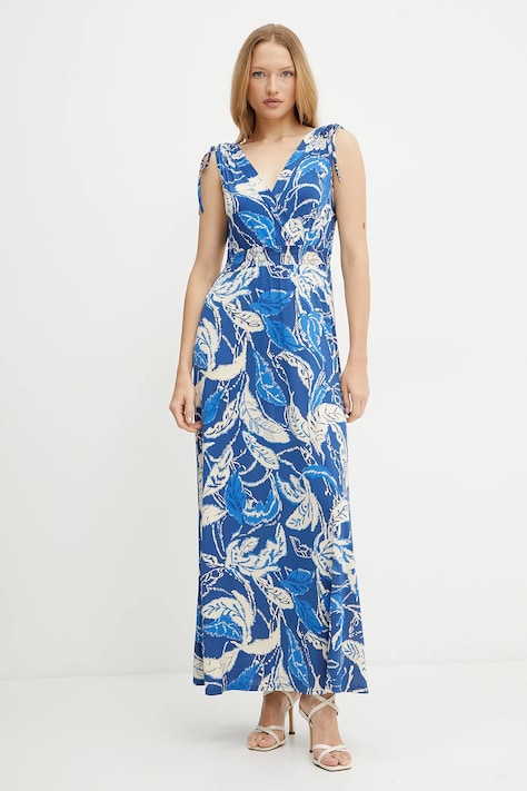 Morgan rochie RPACHA culoarea violet, maxi, dreaptă, RPACHA