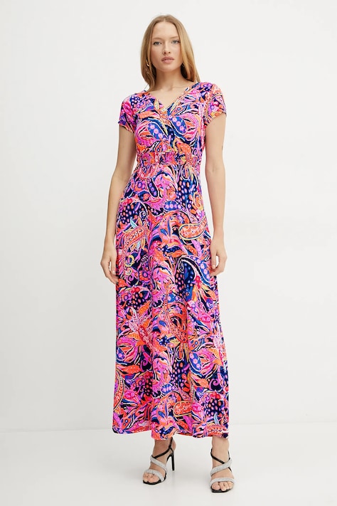 Morgan rochie RPLAYA culoarea portocaliu, maxi, evazată, RPLAYA