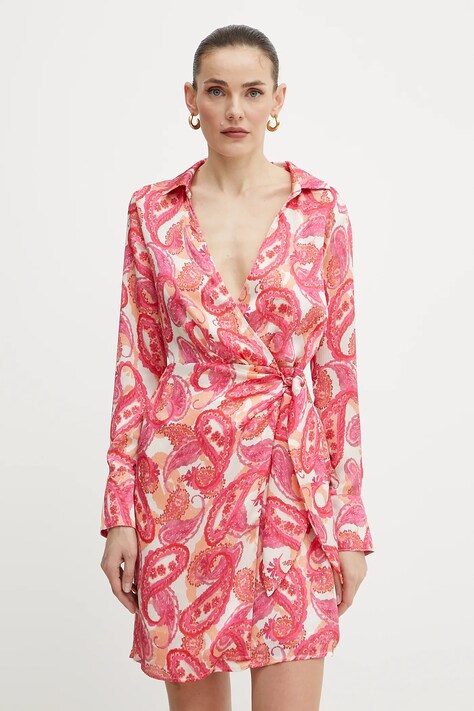 Morgan rochie RESTA.F culoarea roz, mini, dreaptă, RESTA.F