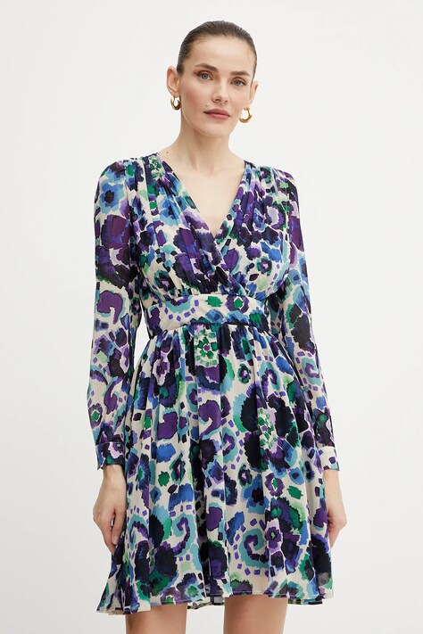 Morgan rochie RILYN.F culoarea violet, mini, evazată, RILYN.F