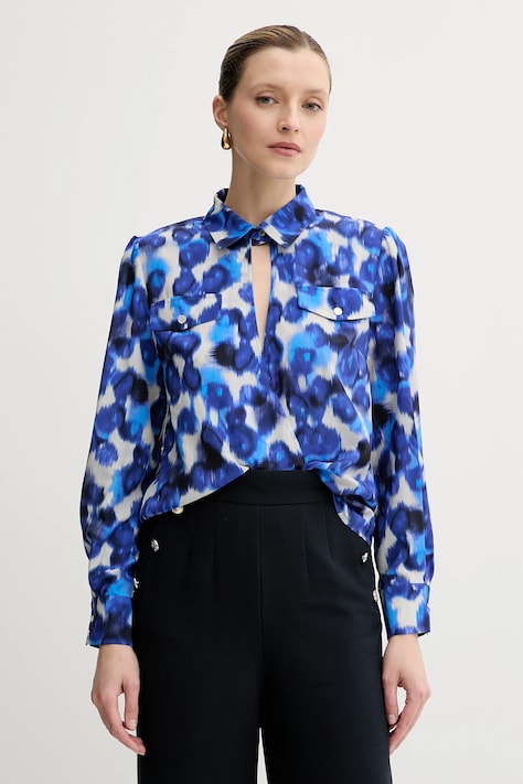 Morgan camicetta OFABI.F donna colore blu OFABI.F