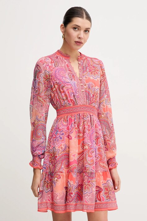 Haljina Hale BOB Shelby boja: narančasta, mini, širi se prema dolje, 4YDD630A