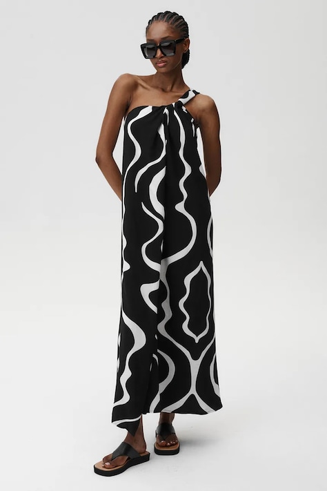 Šaty s příměsí lnu Undress Code Theia Dress více barev, midi, oversize, 903
