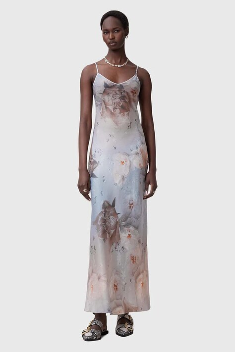 AllSaints rochie BRYONY MAXI maxi, dreaptă, W073DC