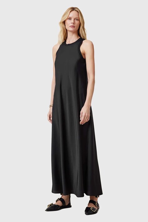 AllSaints rochie AIDA culoarea negru, maxi, dreaptă, W082DC