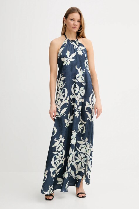 Forte Forte rochie culoarea bleumarin, maxi, dreaptă, 13906 my dress