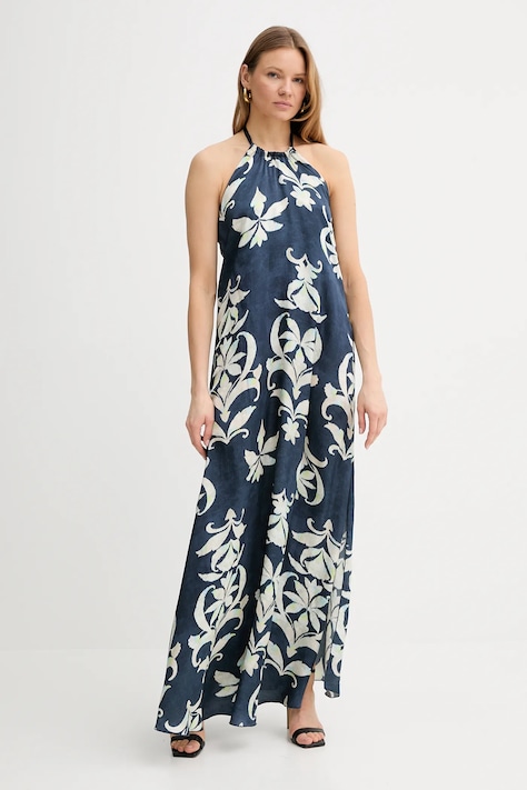 Šaty Forte Forte tmavomodrá barva, maxi, 13906 my dress