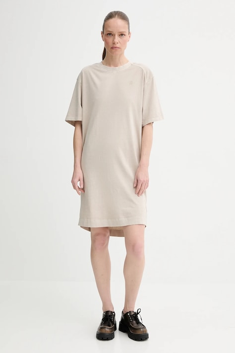 G-Star rochie culoarea bej, mini, oversize, D26095-C756