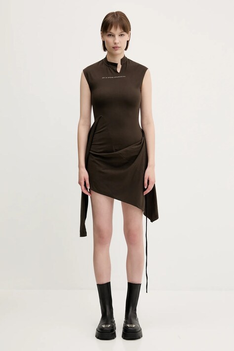 Ottolinger sukienka Cut-Out kolor brązowy mini prosta 115.501815.02