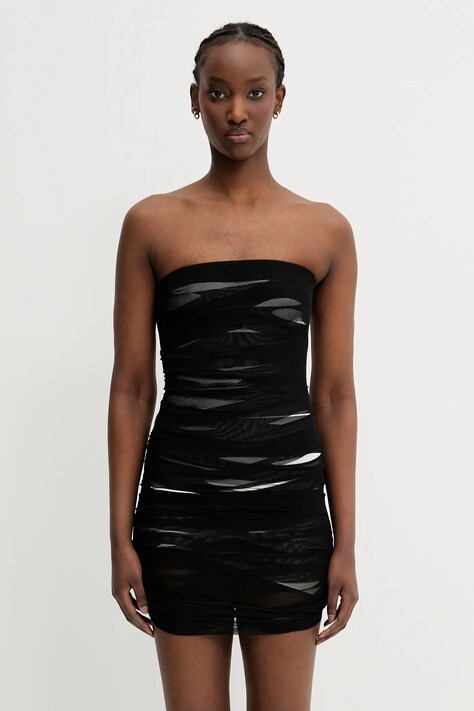 MM6 Maison Margiela ruha fekete, mini, testhezálló, S62DA0037