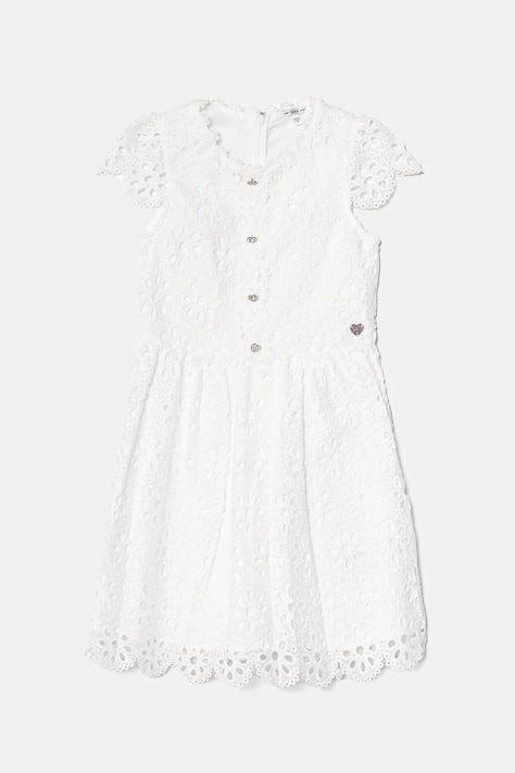 Guess rochie fete culoarea alb, mini, evazată, J5RK10 WGWR0