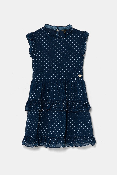 Dívčí šaty Guess tmavomodrá barva, mini, J5RK12 WA2T0