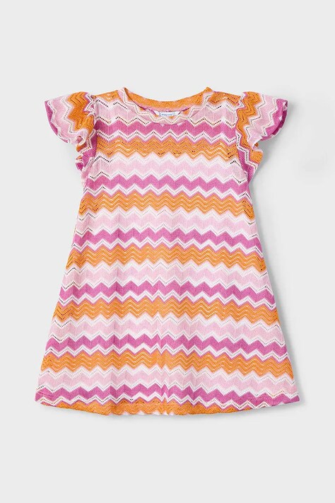 Mayoral rochie fete culoarea violet, mini, evazată, 3926