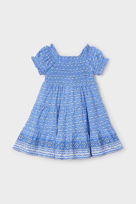 Mayoral rochie din bumbac pentru copii mini, evazată, 3932