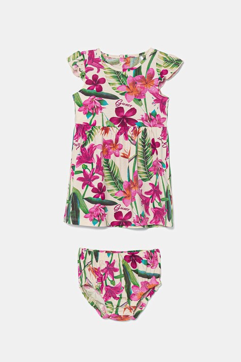 Guess rochie bebe culoarea roz, mini, evazată, A5GK08 K6YW4