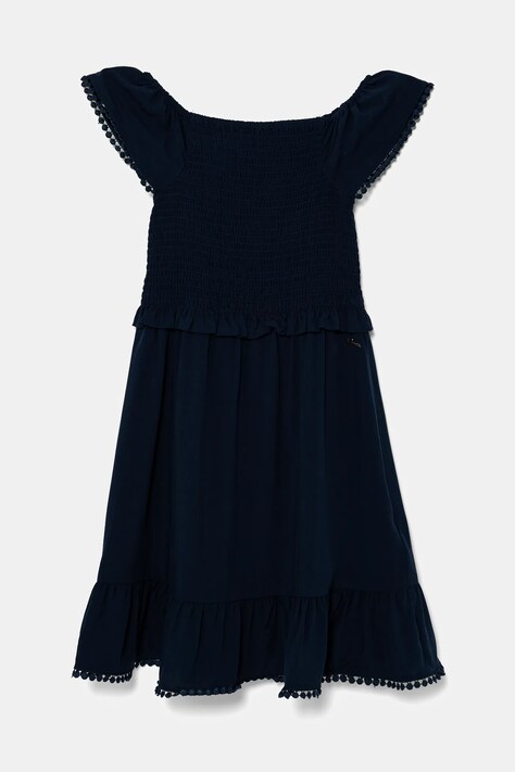Guess rochie fete culoarea bleumarin, mini, evazată, J5GK04 WG5S2