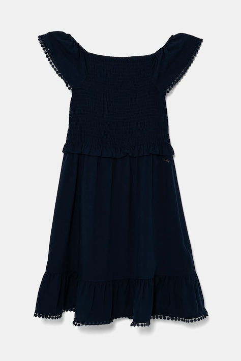 Guess rochie fete culoarea bleumarin, mini, evazată, J5GK04 WG5S2