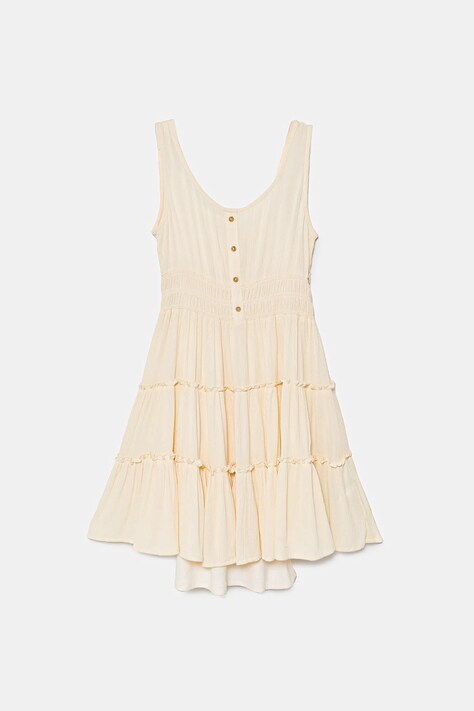 Dívčí šaty Guess béžová barva, mini, J5GK11 WH6W0