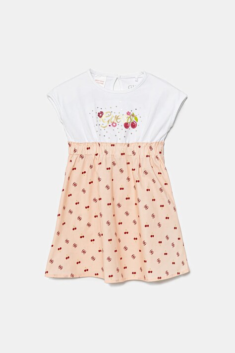 Dívčí šaty Guess oranžová barva, mini, K5GK01 K6YW4
