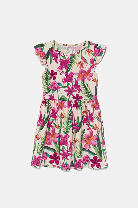 Dívčí šaty Guess růžová barva, midi, K5GK14 K6YW4