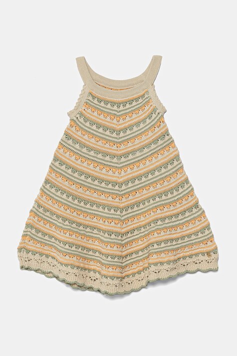 Guess rochie fete culoarea bej, mini, evazată, K5GK19 Z3MX0