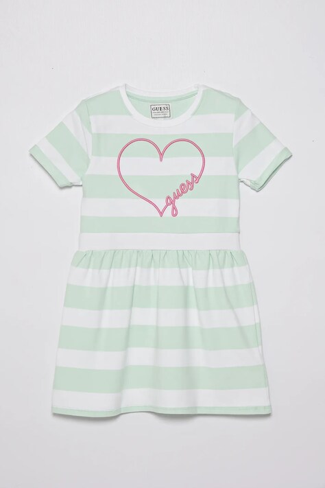 Dívčí šaty Guess tyrkysová barva, mini, K5GK28 KBOR4