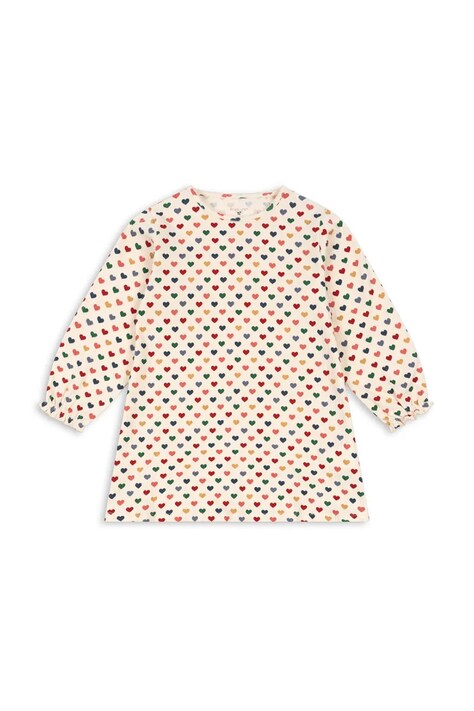 Konges Sløjd rochie fete CHLEO DRESS OCS culoarea bej, mini, dreaptă, KS102455