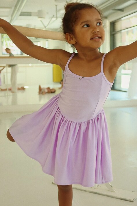 Konges Sløjd rochie fete MOUSSE DRESS culoarea violet, mini, evazată, KS103201