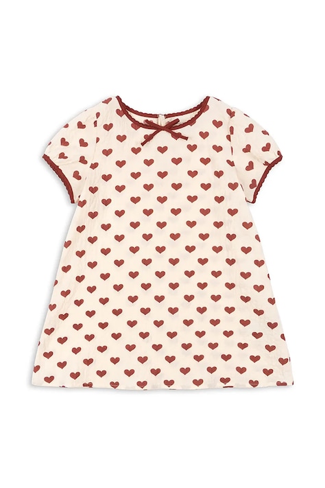 Φόρεμα Konges Sløjd AVA SLIP DRESS GOTS χρώμα: μπεζ, KS103236