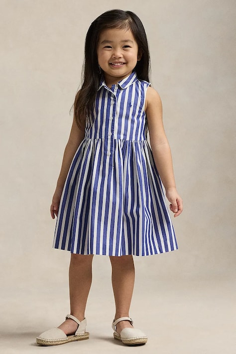 Šaty Polo Ralph Lauren tmavomodrá barva, mini, 312964964001