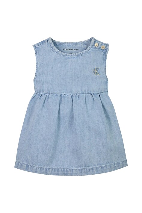 Šaty Calvin Klein Jeans mini, áčkový strih, IN0IN00298