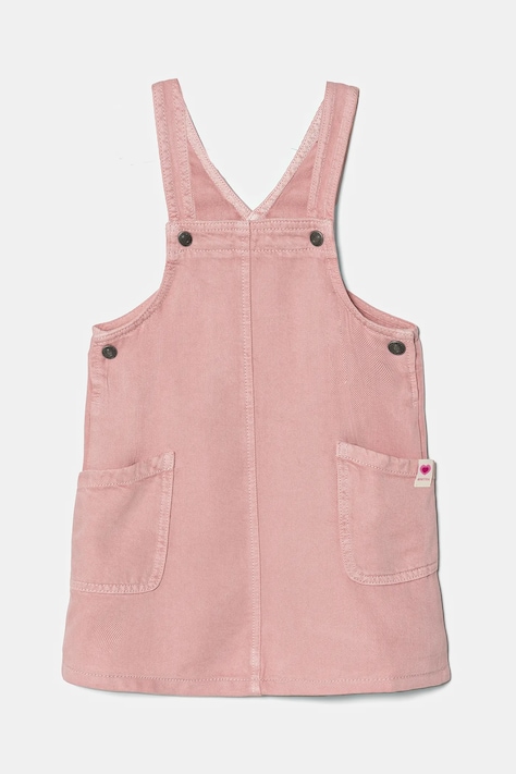 Dívčí šaty United Colors of Benetton růžová barva, mini, 41AQGT00L