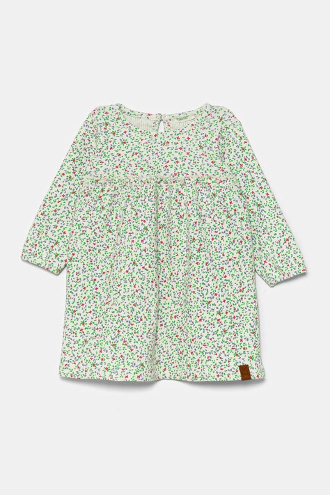 Dívčí šaty United Colors of Benetton bílá barva, midi, 3OBQAV00H